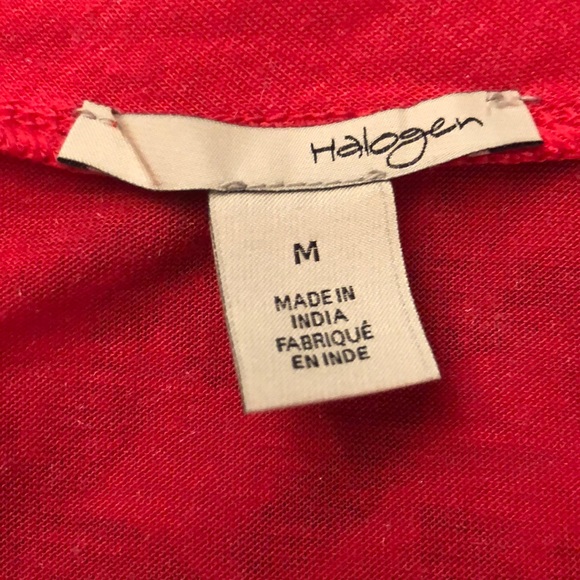 Red Halogen twist front shirt NWT - Picture 2 of 5